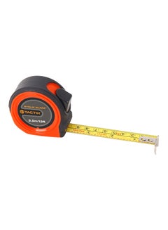 Tactix Tape Measure - 3.5 m (12 ft) x 16 mm, Nyslik Blade with Impact-Resistant Case for Tough Environments, Extra Large Hook for Secure Grip, Ideal for DIY and Professional Use- 235381 Multicolour 3.5meter