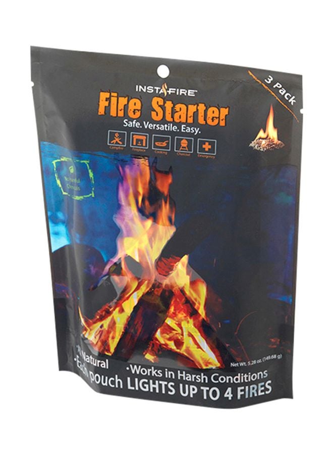 INSTAFIRE 3-Pack Fire Starter Beige 16x16x7cm - Image 1