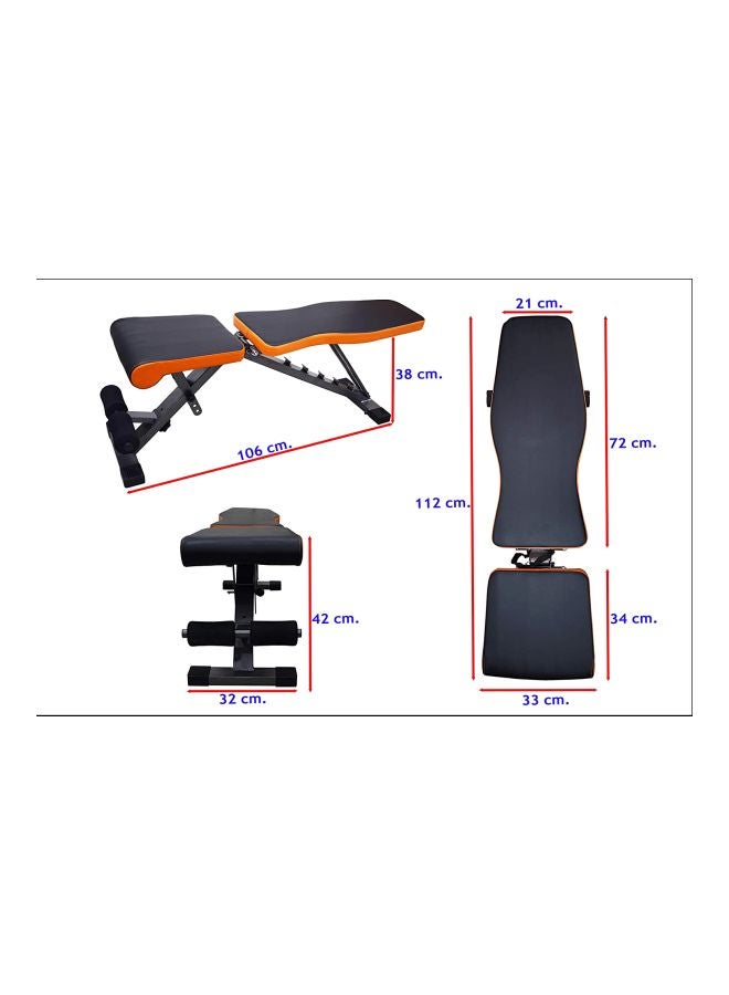 Adult Multi-Function Adjustable Weight Bench 10kg 10kg - v1598273537/N39908445A_4