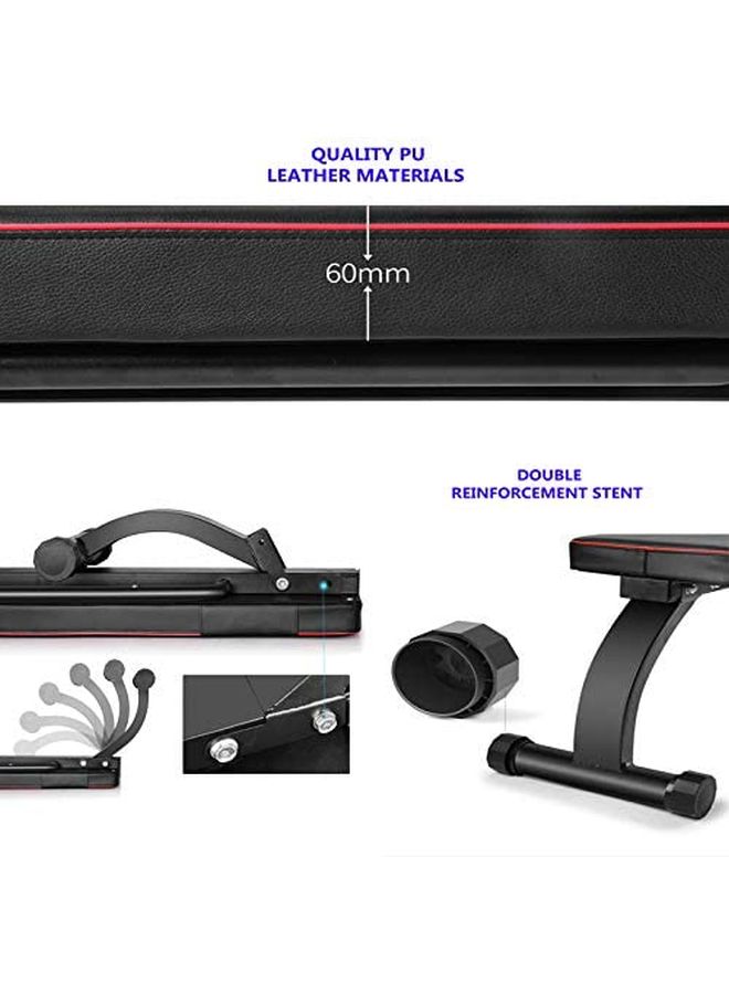 SkyLand Foldable Workout Flat Bench 119x35x23cm  - Image 3