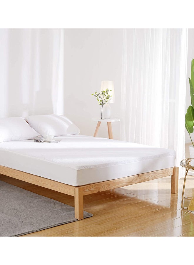 Banotex Waterproof Mattress Cover Cotton White 140x200cm - Image 2
