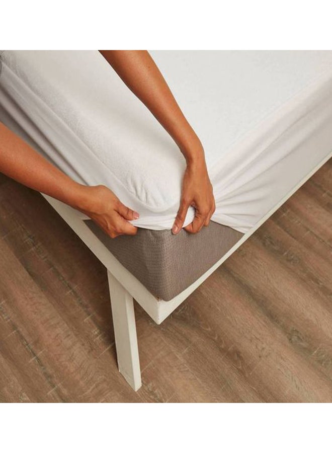 Banotex Waterproof Mattress Cover Cotton White 140x200cm - Image 3
