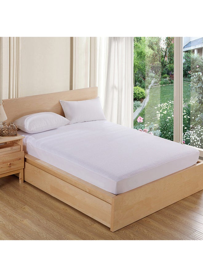 Banotex Waterproof Mattress Cover Cotton White 180x200cm - Image 1