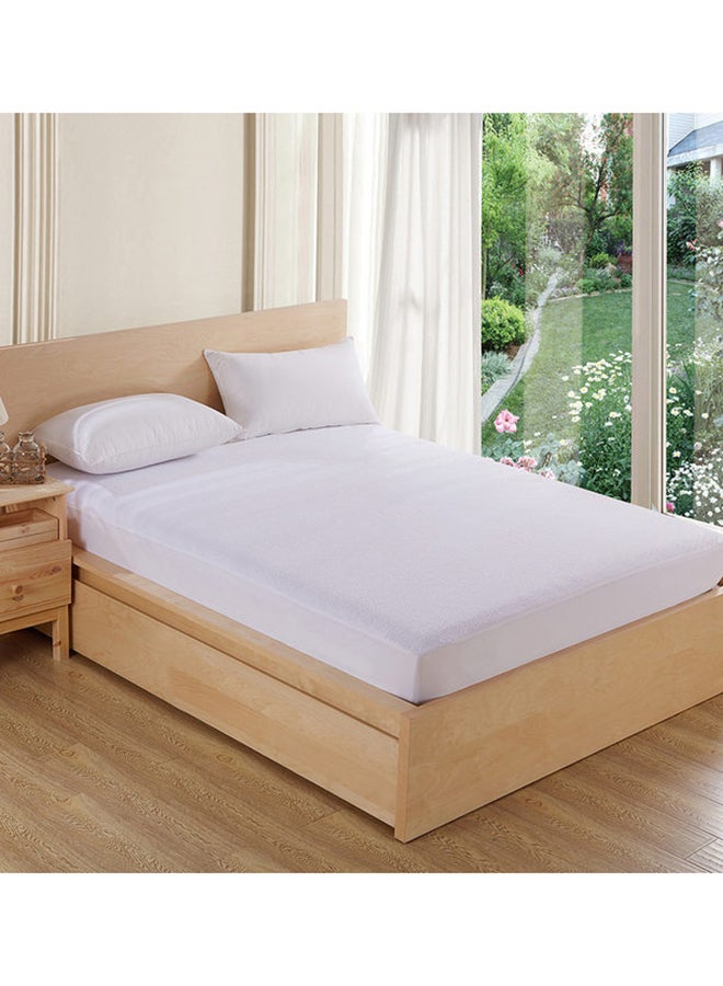 Banotex Waterproof Mattress Cover Cotton White 200x200cm - Image 2