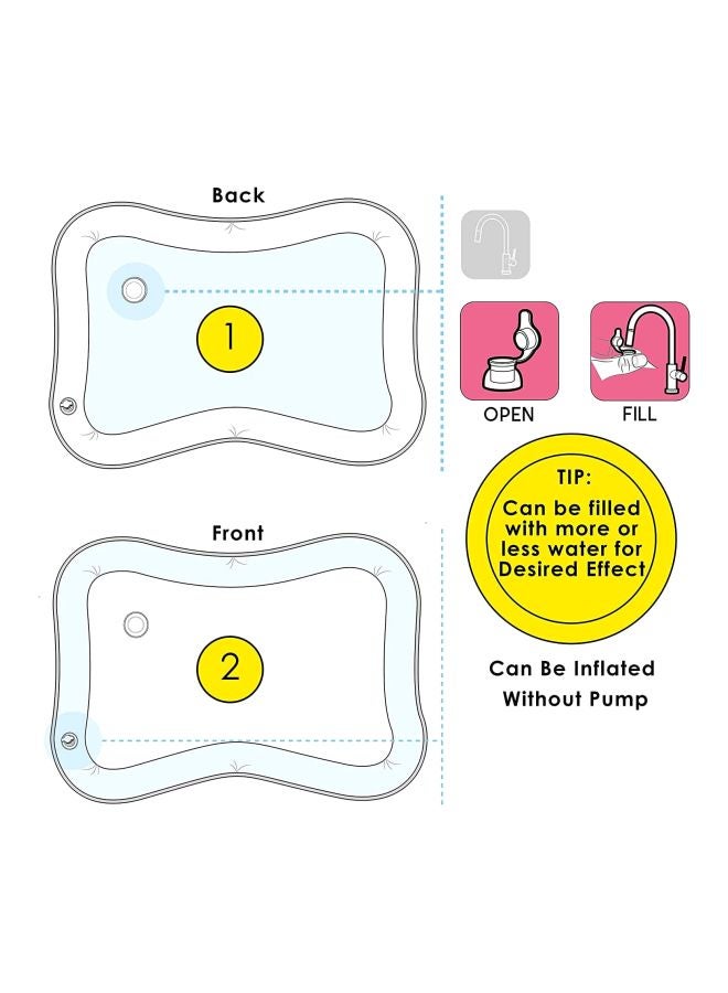 Mumfactory - Inflatable Tummy Water Baby Play Mat 3 x 18 x 20cm - Image 1