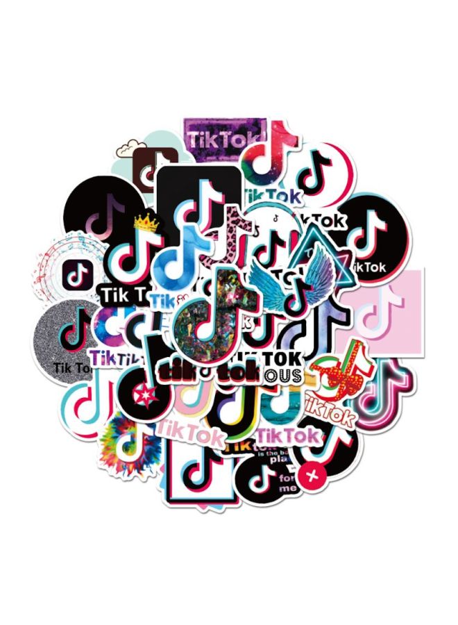 MissTiara 50-Piece Cool Waterproof Vinyl Sticker Set - Image 2