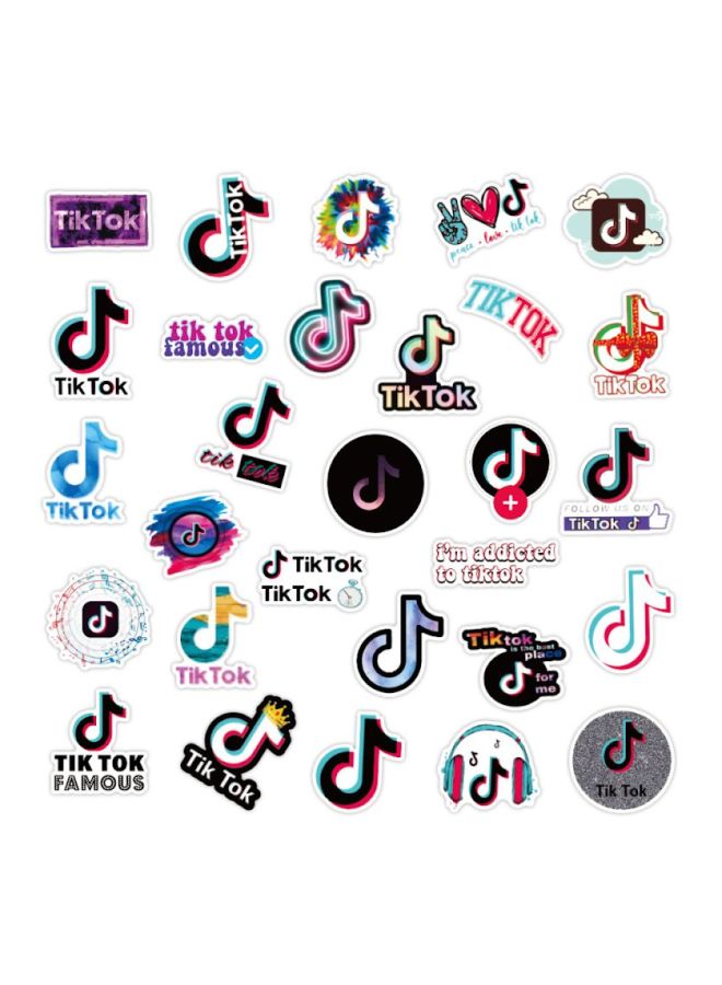 MissTiara 50-Piece Cool Waterproof Vinyl Sticker Set - Image 3