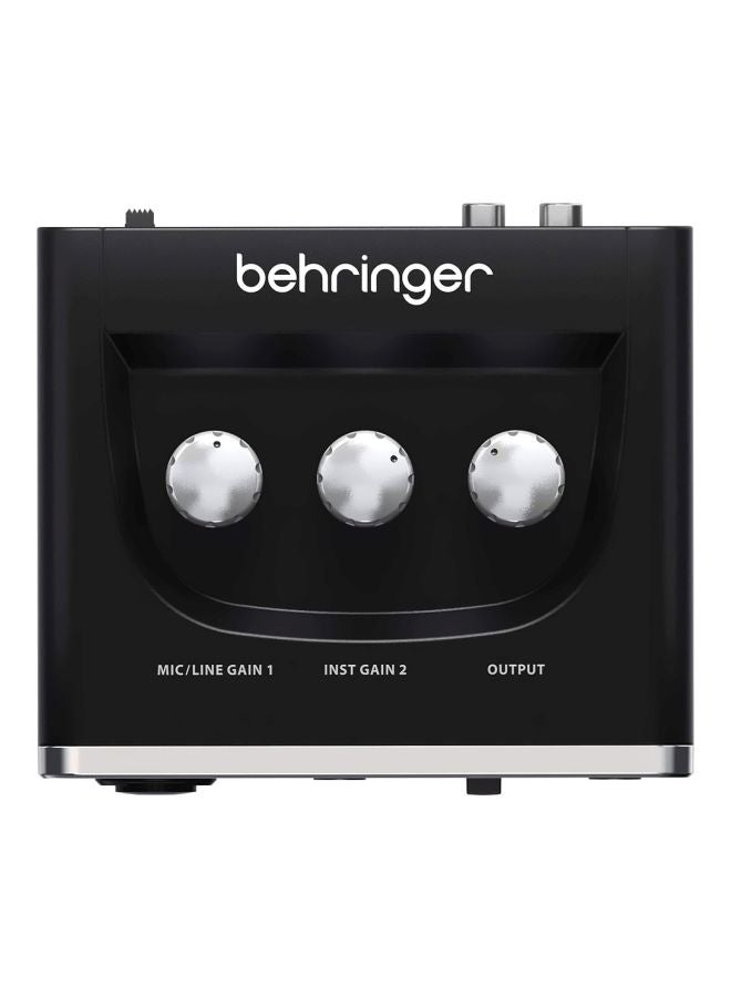 behringer UM2 U-Phoria Audio Jukeboxes 192162 Black - Image 1