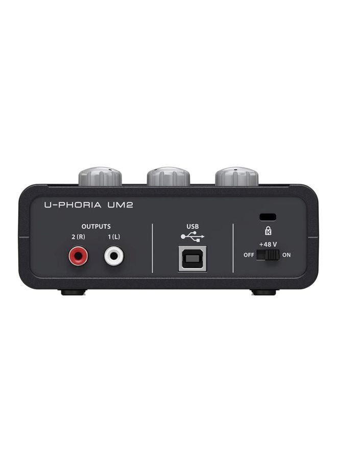 behringer UM2 U-Phoria Audio Jukeboxes 192162 Black - Image 3