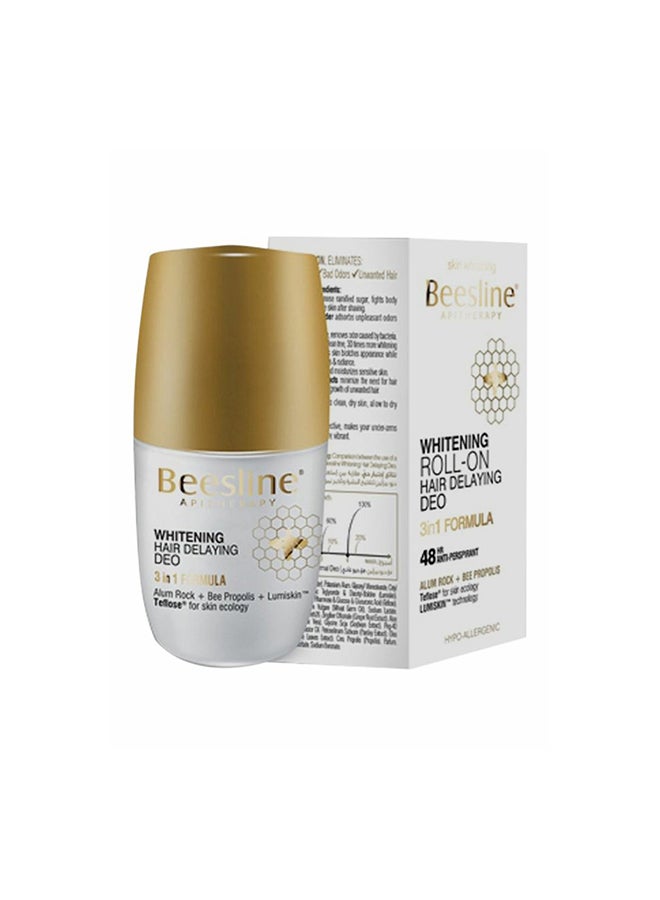 بيزلين مزيل عرق رول أون برائحة العود العربي أبيض/ذهبي 50ملليلتر