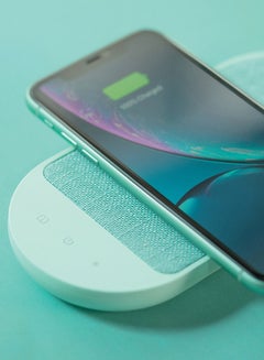 Momax Wireless Charging Base With QLED Flex Mini Lamp Blue  - Image 3