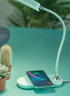 Momax Wireless Charging Base With QLED Flex Mini Lamp Blue  - Image 4
