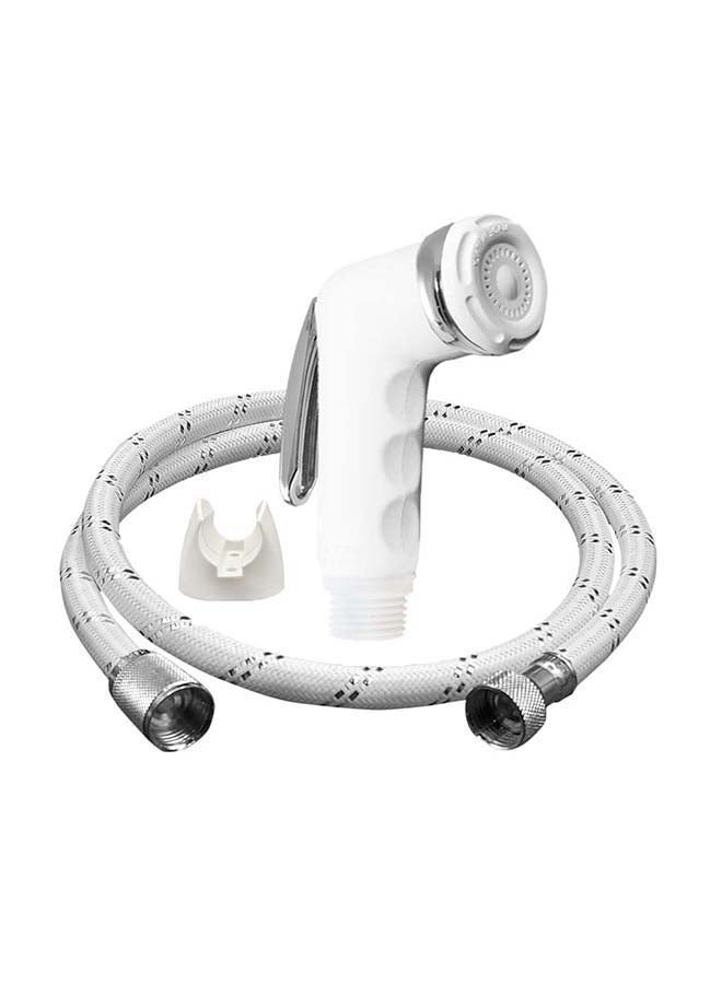 Toilet Hand Spray Shattaf With Hose And Hook White/Silver - v1598276417/N39930740A_5