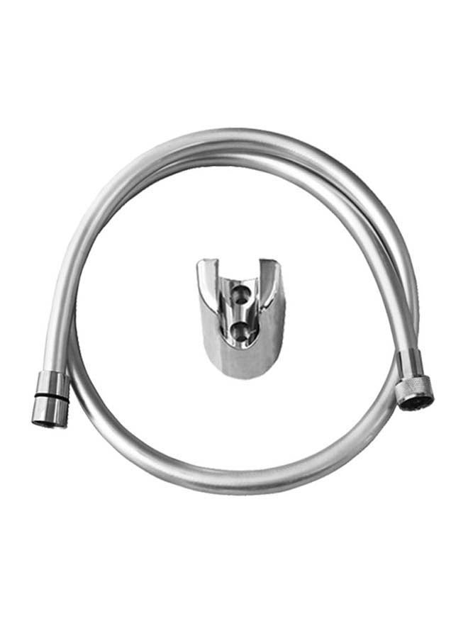 Generic - Toilet Hand Spray Shattaf With Hose And Hook Silver - Image 1