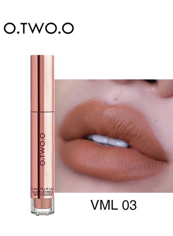 O.TWO.O Matte Liquid Lipstick VML 3  - Image 2