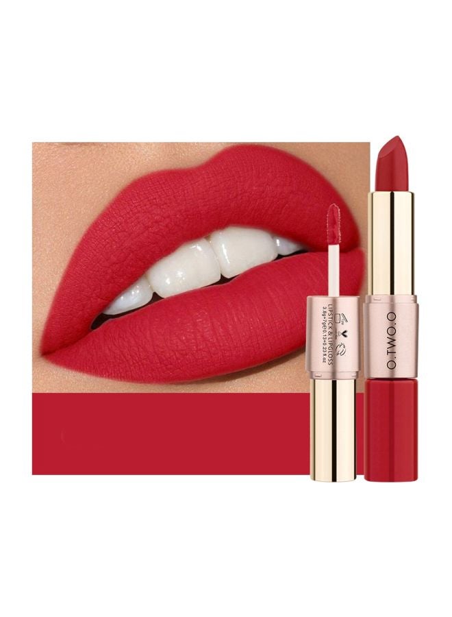 O.TWO.O 2-In-1 Lipstick And Lip Gloss 09 Red  - Image 2