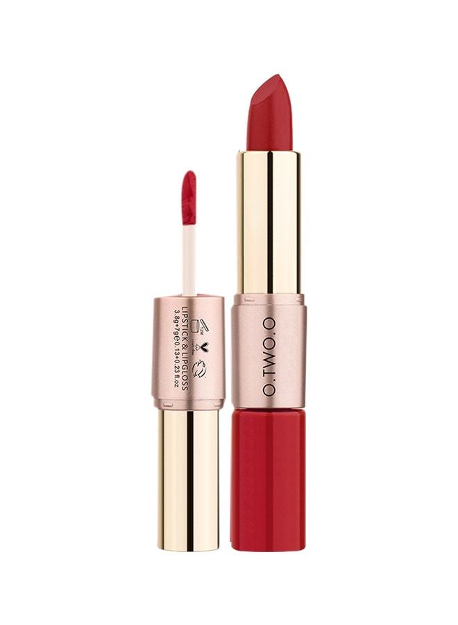 O.TWO.O 2-In-1 Lipstick And Lip Gloss 09 Red  - Image 1