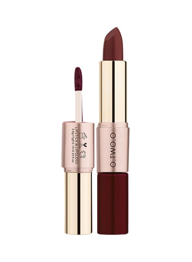 O.TWO.O 2-In-1 Lip Gloss And Lipstick 10 Red  - Image 1