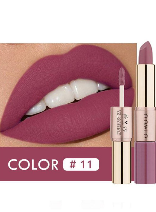 O.TWO.O 2-In-1 Velvet Matte Liquid Lipstick And Lip Gloss 11  - Image 2