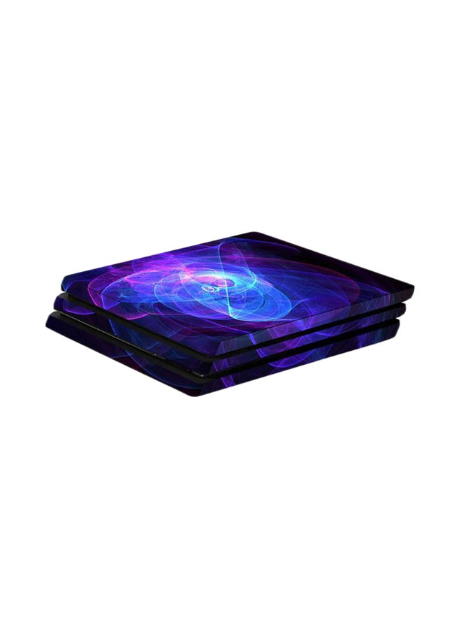 Decalac - 4-Piece Abstract Printed Sticker Cover For PS4 And 2 Controller Set - Image 1