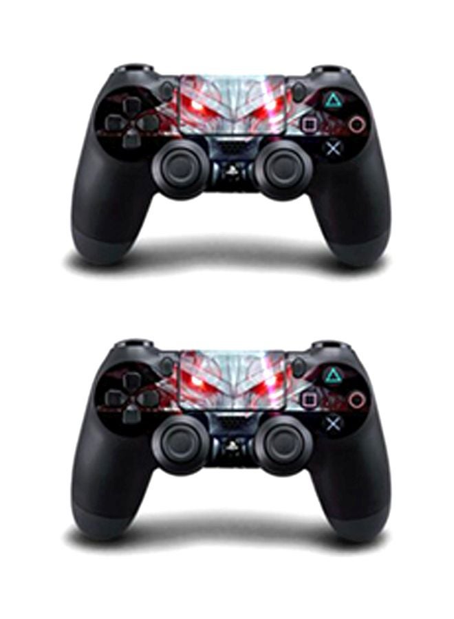 4-Piece The Witcher Wild Hunt Themed Console And Controller Sticker Set For PlayStation 4