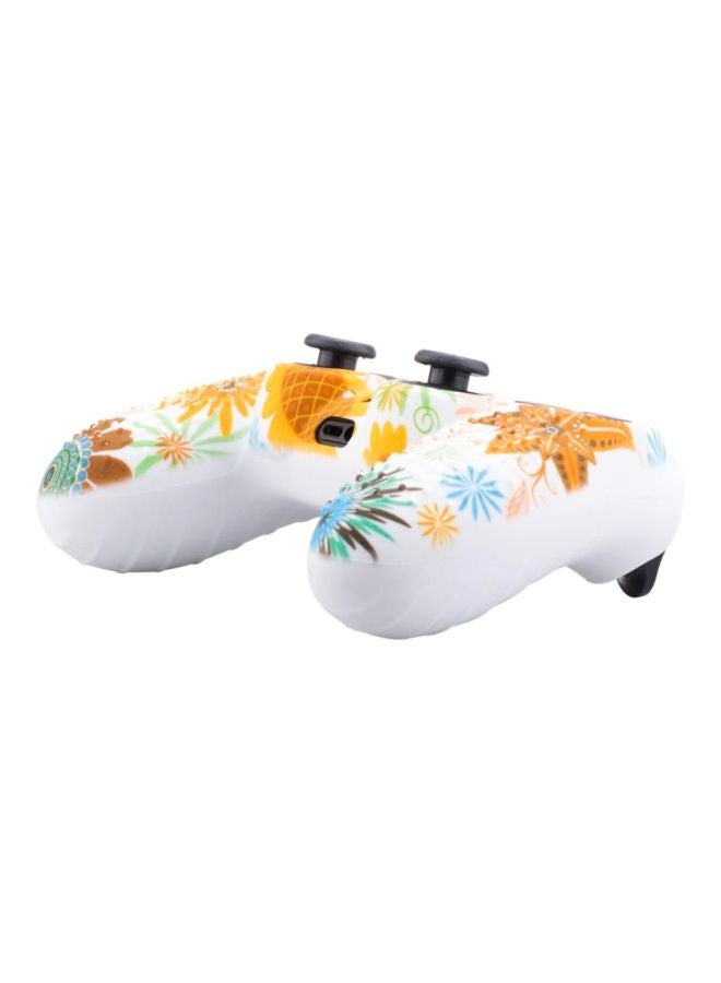 Decalac - Sunflower Printed Controller Cover With Button Caps For PlayStation 4 - Image 1