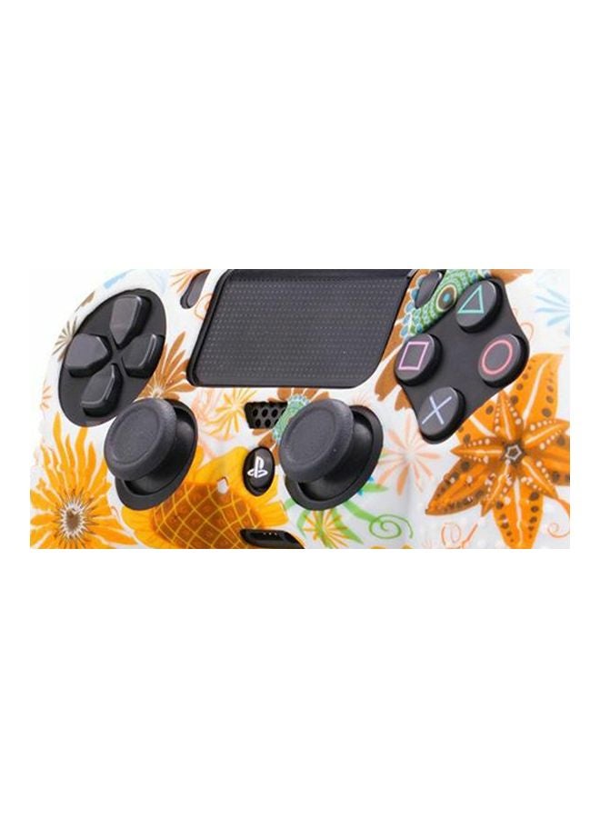 Decalac - Sunflower Printed Controller Cover With Button Caps For PlayStation 4 - Image 1