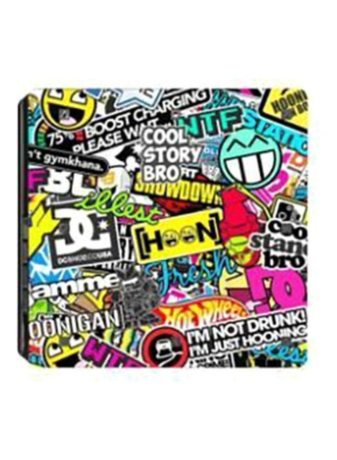 ديكالاك مجموعة ملصقات مطبوعة 4 قطع لجهاز بلايستيشن 4 وذراع التحكم - Image 2