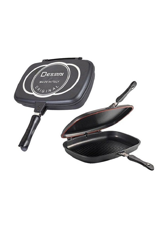 DESSINI Double Grill Pan Black/Silver 40cm  - Image 4