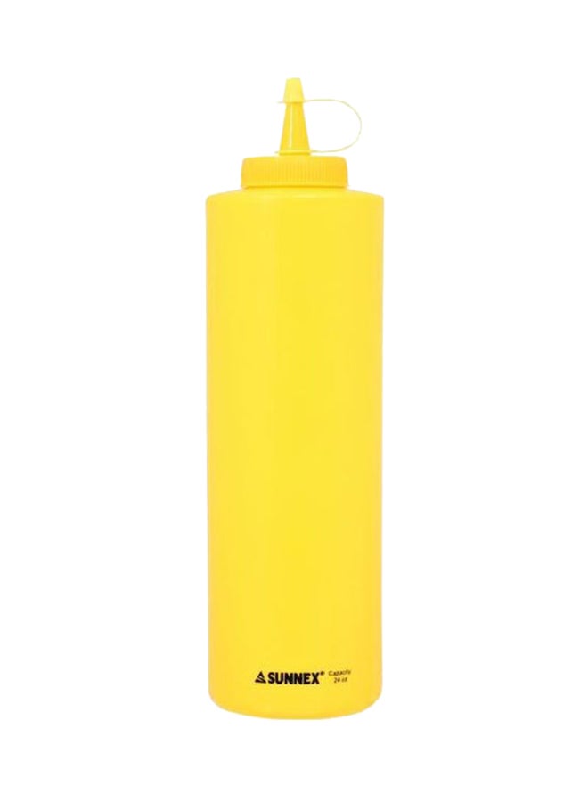 Sunnex Plastic Sauce Bottle Yellow 0.7Liters - Image 1