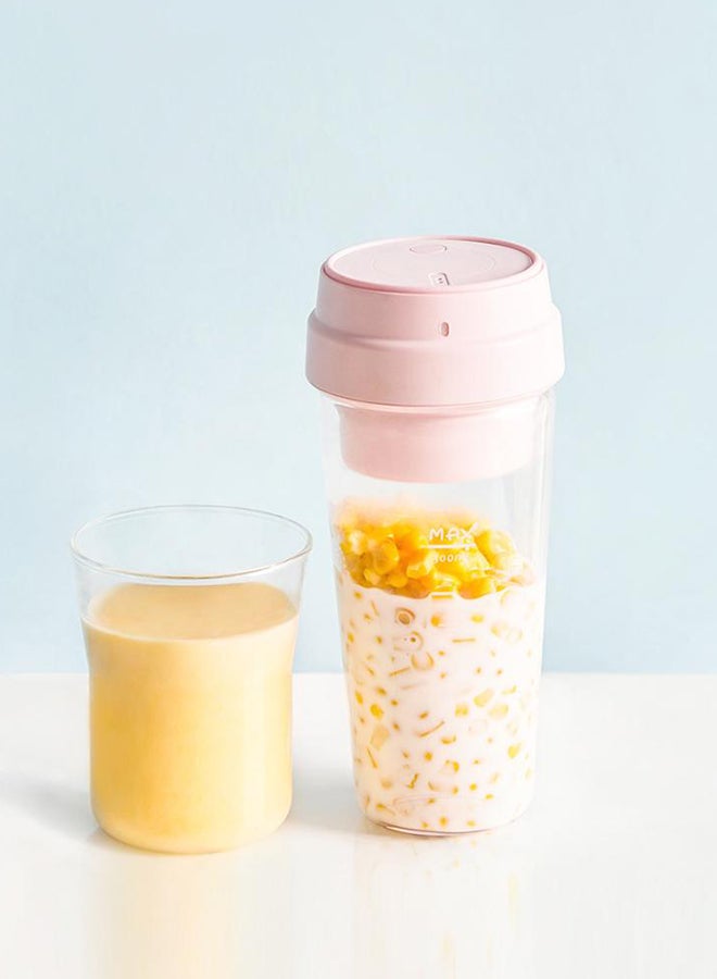 Xiaomi 17 PIN Star Fruit Cup Portable Juicer Pink/Clear 400ml - Image 2