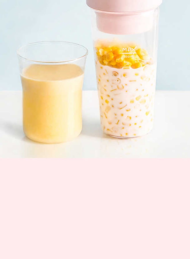 Xiaomi 17 PIN Star Fruit Cup Portable Juicer Pink/Clear 400ml - Image 4