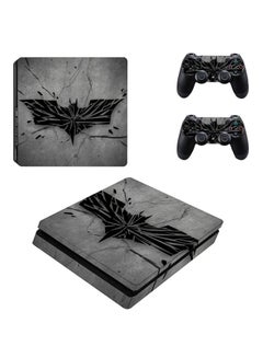 3-Piece Batman Logo Printed Gaming Console And Controller Sticker Set For PlayStation 4 - v1598333940/N39931456A_1