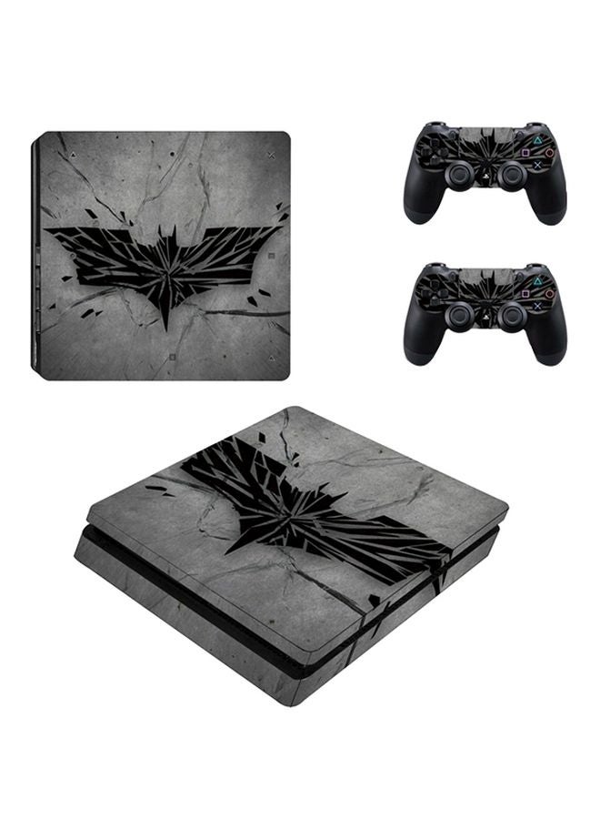 Vinyl Decal 3-Piece Batman Logo Printed Gaming Console And Controller Sticker Set For PlayStation 4  - Image 1