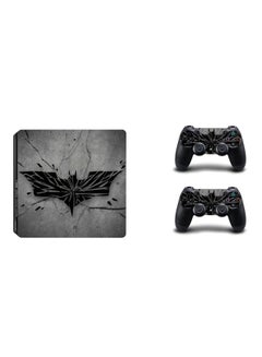 3-Piece Batman Logo Printed Gaming Console And Controller Sticker Set For PlayStation 4 - v1598333940/N39931456A_2