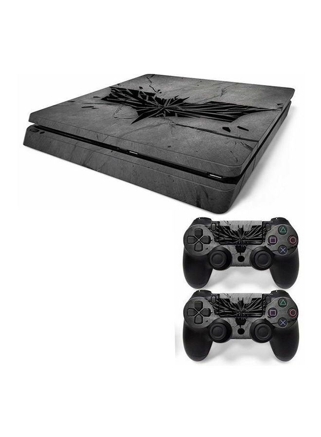 SEEKYOU 3-Piece Bat Printed Gaming Console And Controller Sticker Set For PlayStation 4 Slim - Image 3