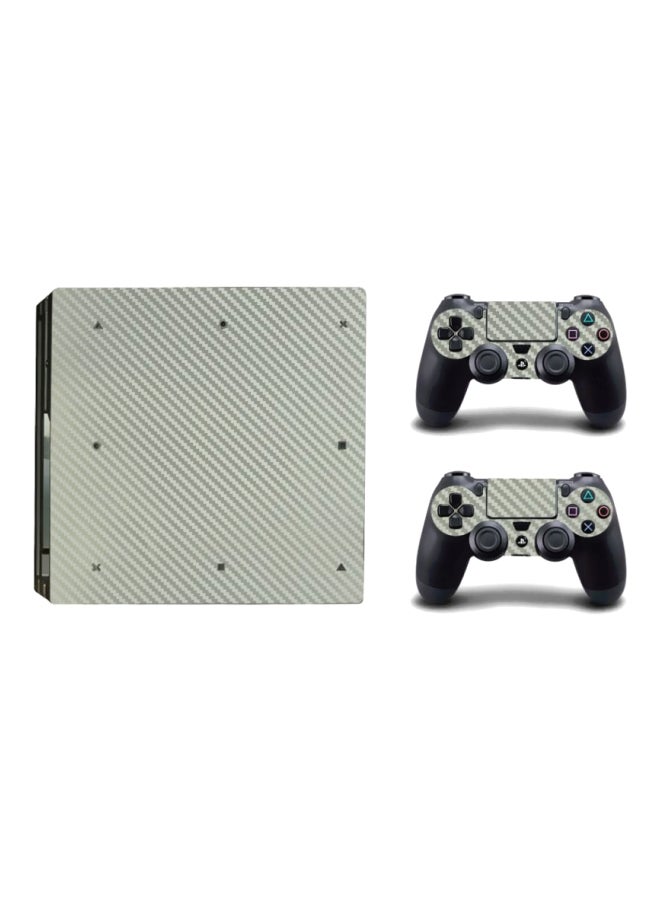 Vinyl Decal - 3-Piece Gaming Console And Controller Sticker Set For PlayStation 4 Pro - Image 1