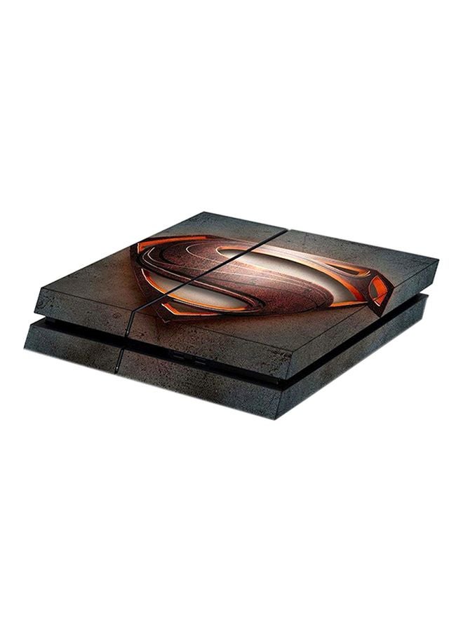 Vinyl Decal - 4-Piece Superman Themed Console And Controller Sticker For Sony PlayStation 4 - Image 1
