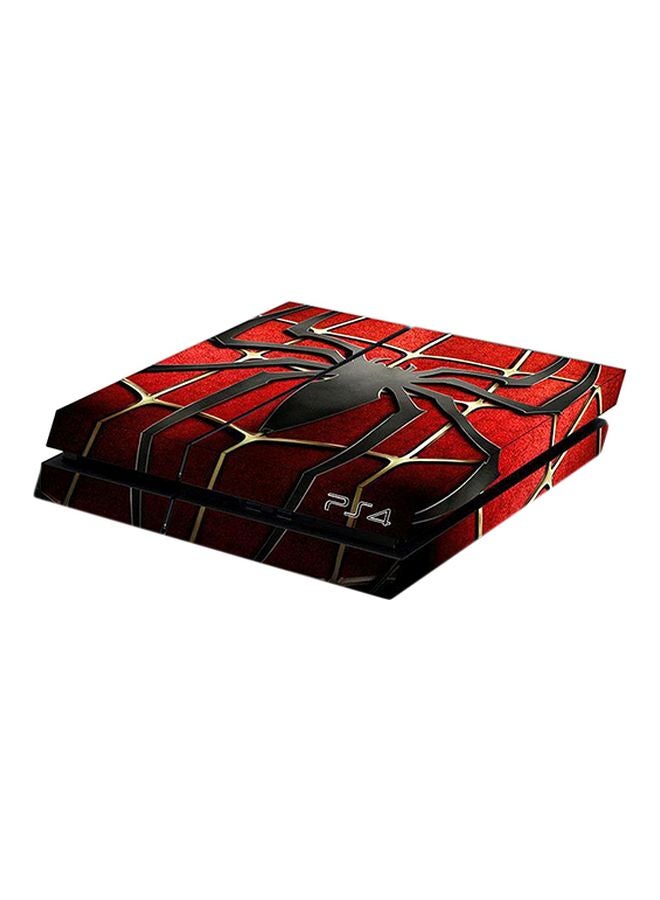 Vinyl Decal 4-Piece Spiderman Red Themed Console And Controller Sticker For Sony PlayStation 4 - Image 3