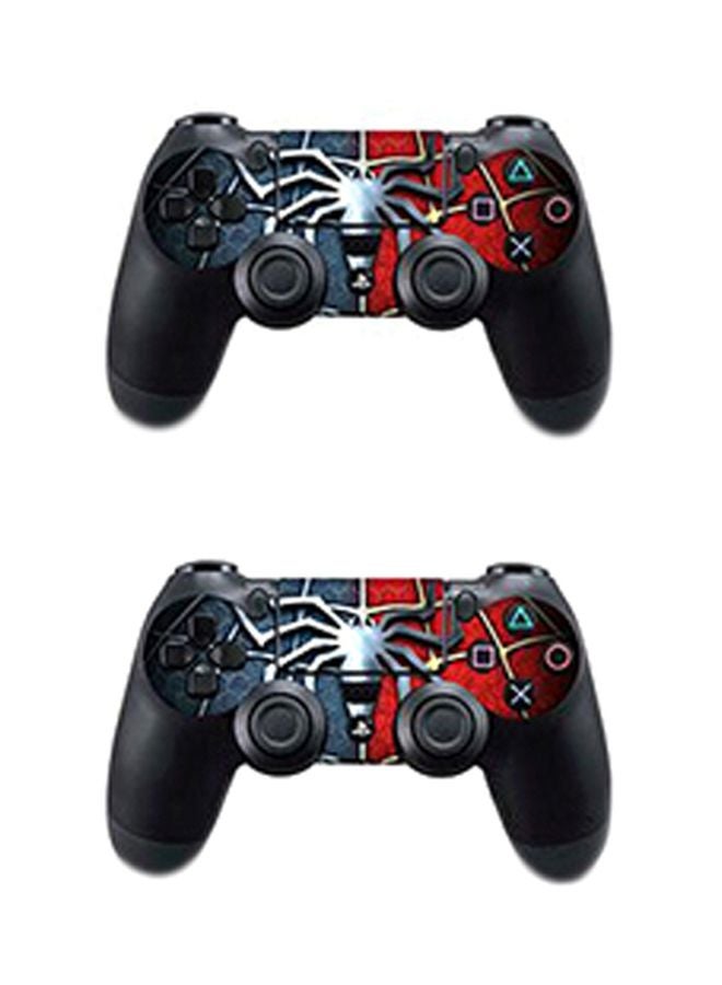 Vinyl Decal 4-Piece Spiderman Red Themed Console And Controller Sticker For Sony PlayStation 4 - Image 4