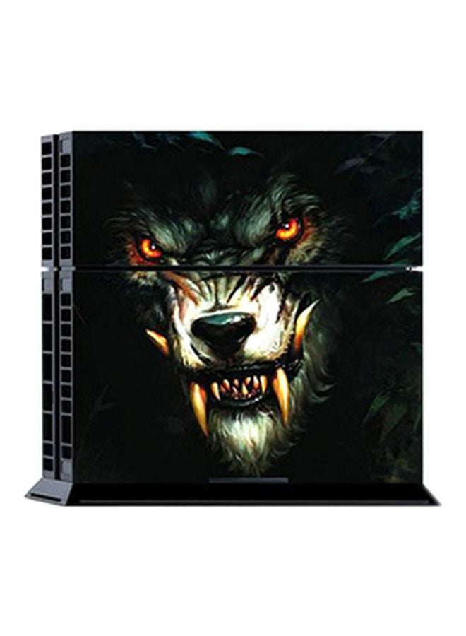 Vinyl Decal 4-Piece Wolf Themed Console And Controller Sticker For Sony PlayStation 4  - Image 2