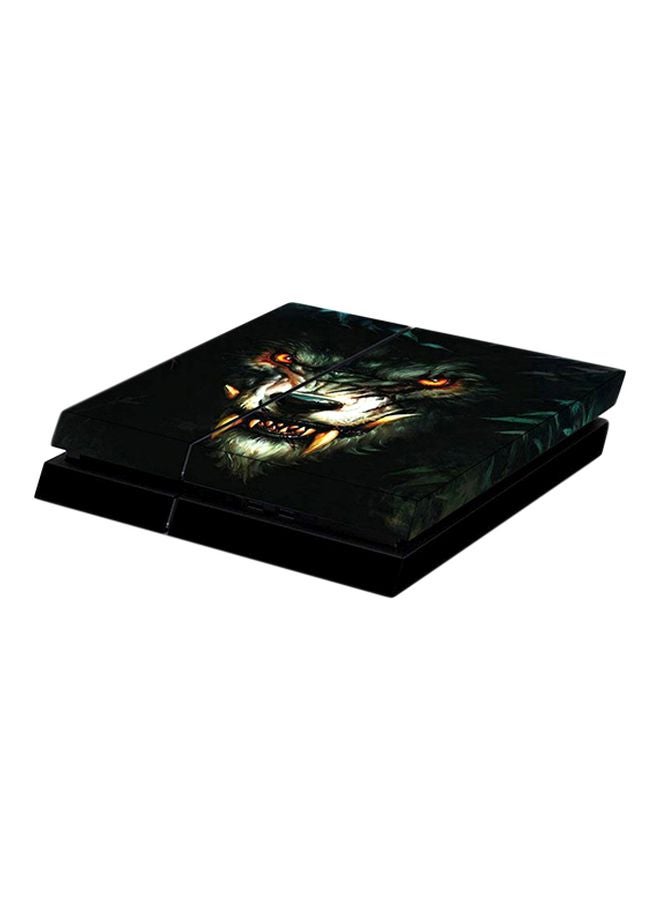 Vinyl Decal 4-Piece Wolf Themed Console And Controller Sticker For Sony PlayStation 4  - Image 3