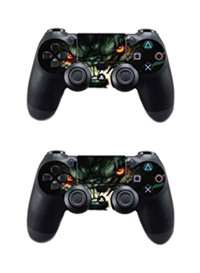 Vinyl Decal 4-Piece Wolf Themed Console And Controller Sticker For Sony PlayStation 4  - Image 4