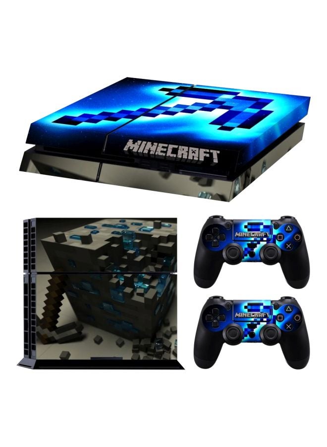 SEEKYOU SEEKYOU 4-piece Minecraft Printed Sticker For Playstation 4 27 g N39931793A