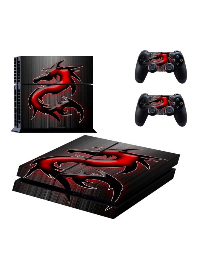 vinyldecal Vinyldecal Dragon Printed Sticker For Playstation 4 27 g N39931805A