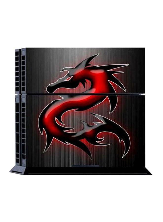 Vinyl Decal 4-Piece Dragon Printed Sticker For PlayStation 4 - Image 3
