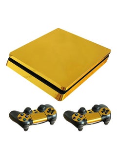4-Piece Glossy Console And Controller Sticker For PlayStation 4