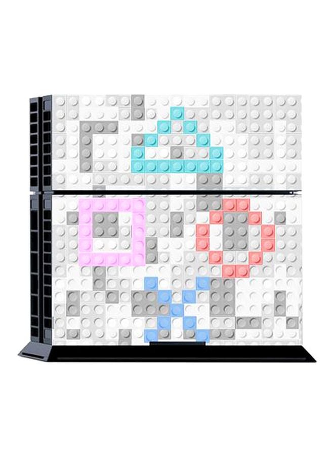Vinyl Decal - 4-Piece Colors Lego Themed Console And Controller Sticker For PlayStation 4 - Image 1