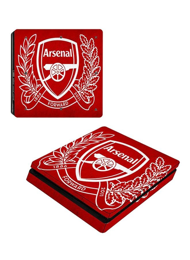 Vinyl Decal - 4-Piece Arsenal FC Themed Console And Controller Sticker For PlayStation 4 - Image 1