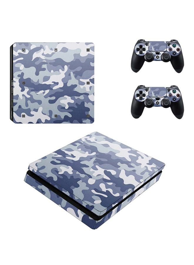 Vinyl Decal - 4-Piece Camouflage Themed Console And Controller Sticker For PlayStation 4 - Image 1
